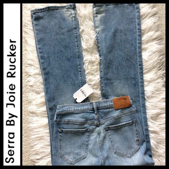 NWT SERRA By Joie Rucker Stevie Straight Flare Jeans - Picture 4 of 7